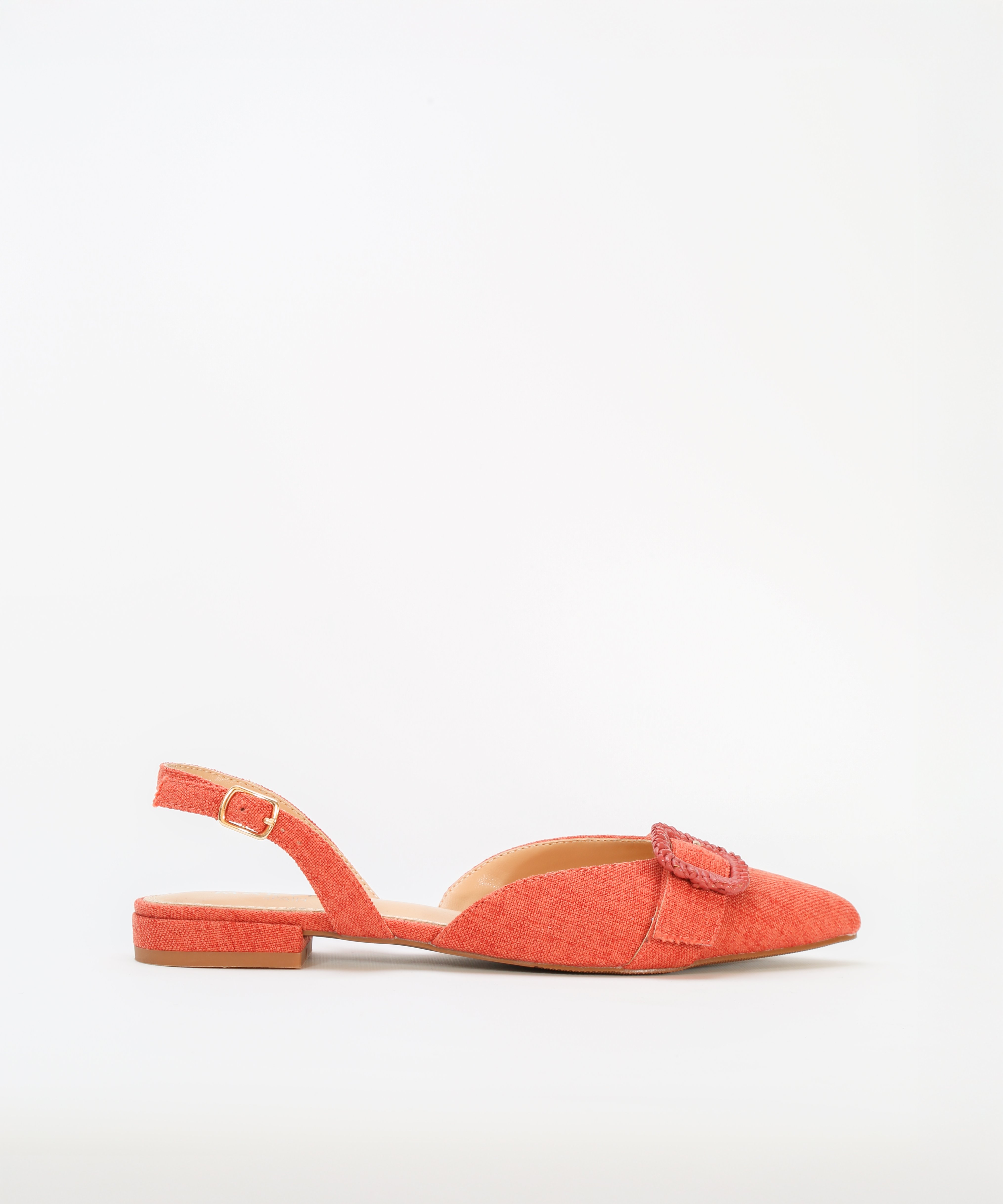 Zapato destalonado hebilla